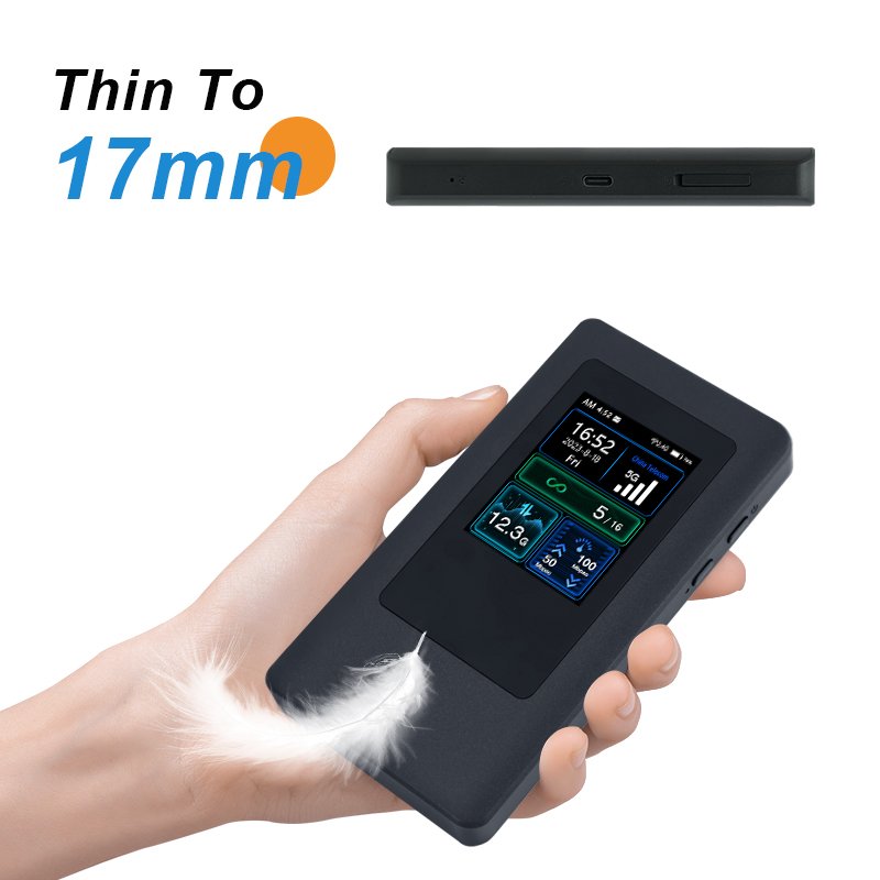 5G MIFIS Mobile Pockets Wifi 2+16GB Pocket Wifi With Sim 802.11ax 4000 mAh Pocket Wifi With OEM Wholesale